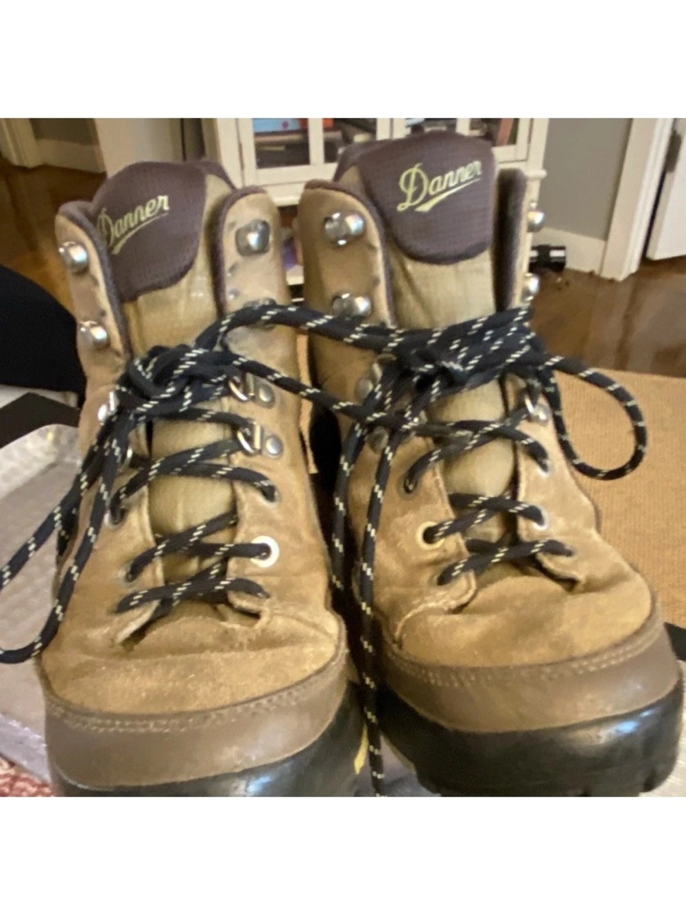 Danner Tan and Black Women's Ankle Hiking Boots